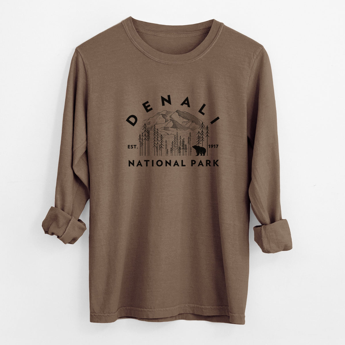 Denali National Park - Unisex Comfort Colors 100% Cotton Long Sleeve