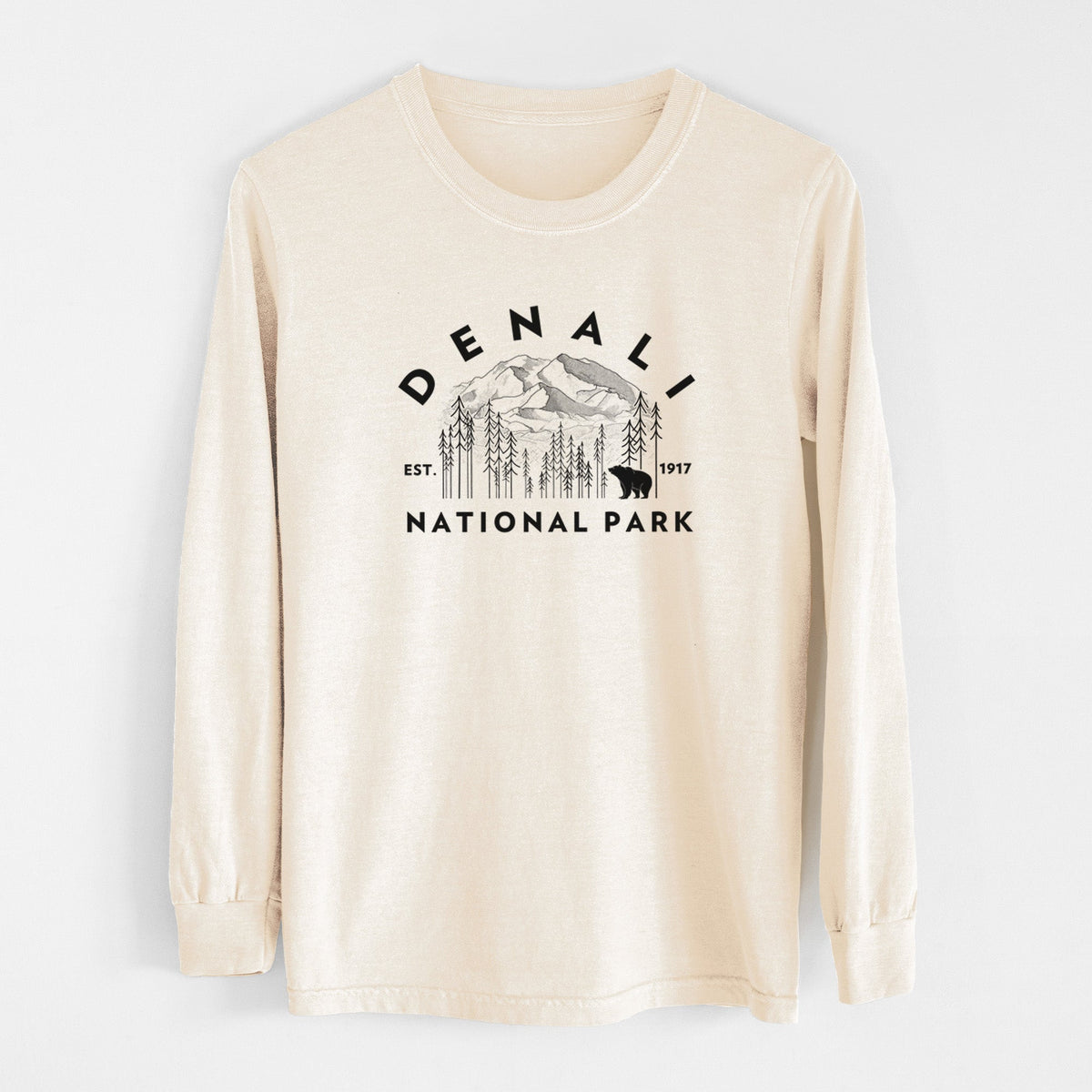Denali National Park - Unisex Comfort Colors 100% Cotton Long Sleeve