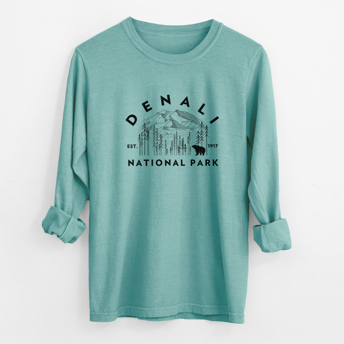 Denali National Park - Unisex Comfort Colors 100% Cotton Long Sleeve