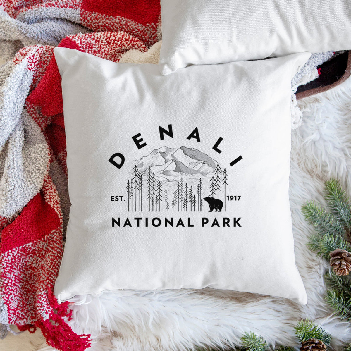 Denali National Park - Throw Pillow Cover