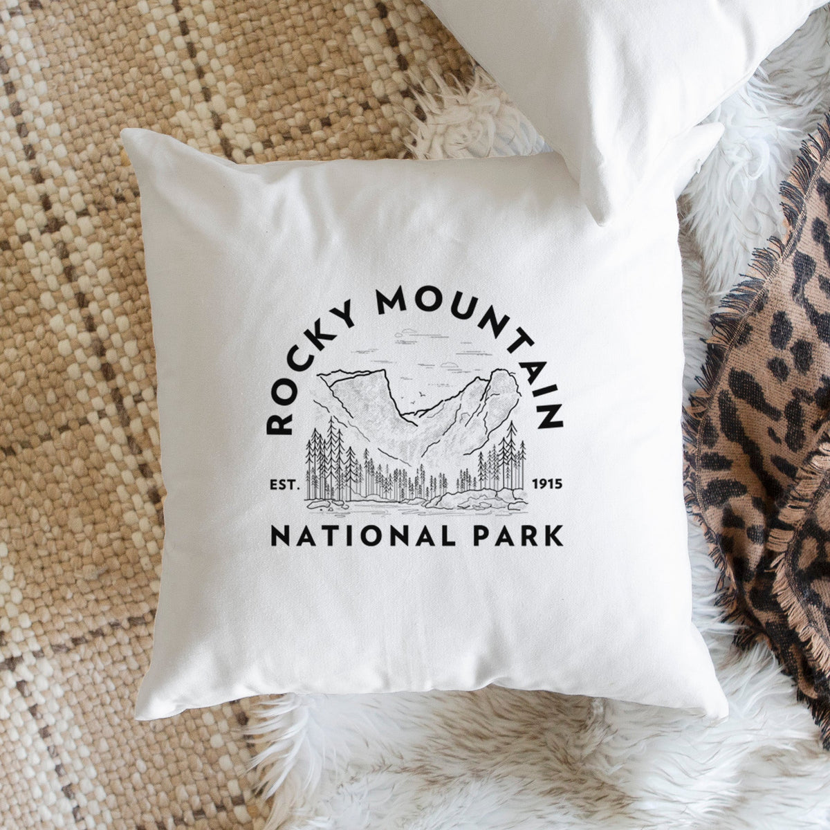 Rocky Mountain National Park - Throw Pillow Cover