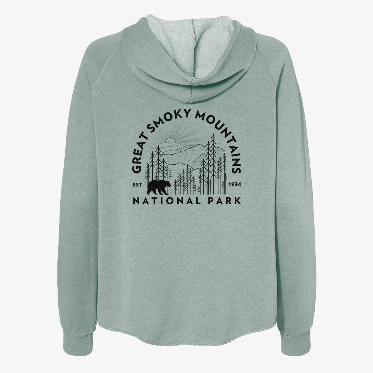 Great Smoky Mountains National Park - Women's Cali Wave Zip-Up Sweatshirt