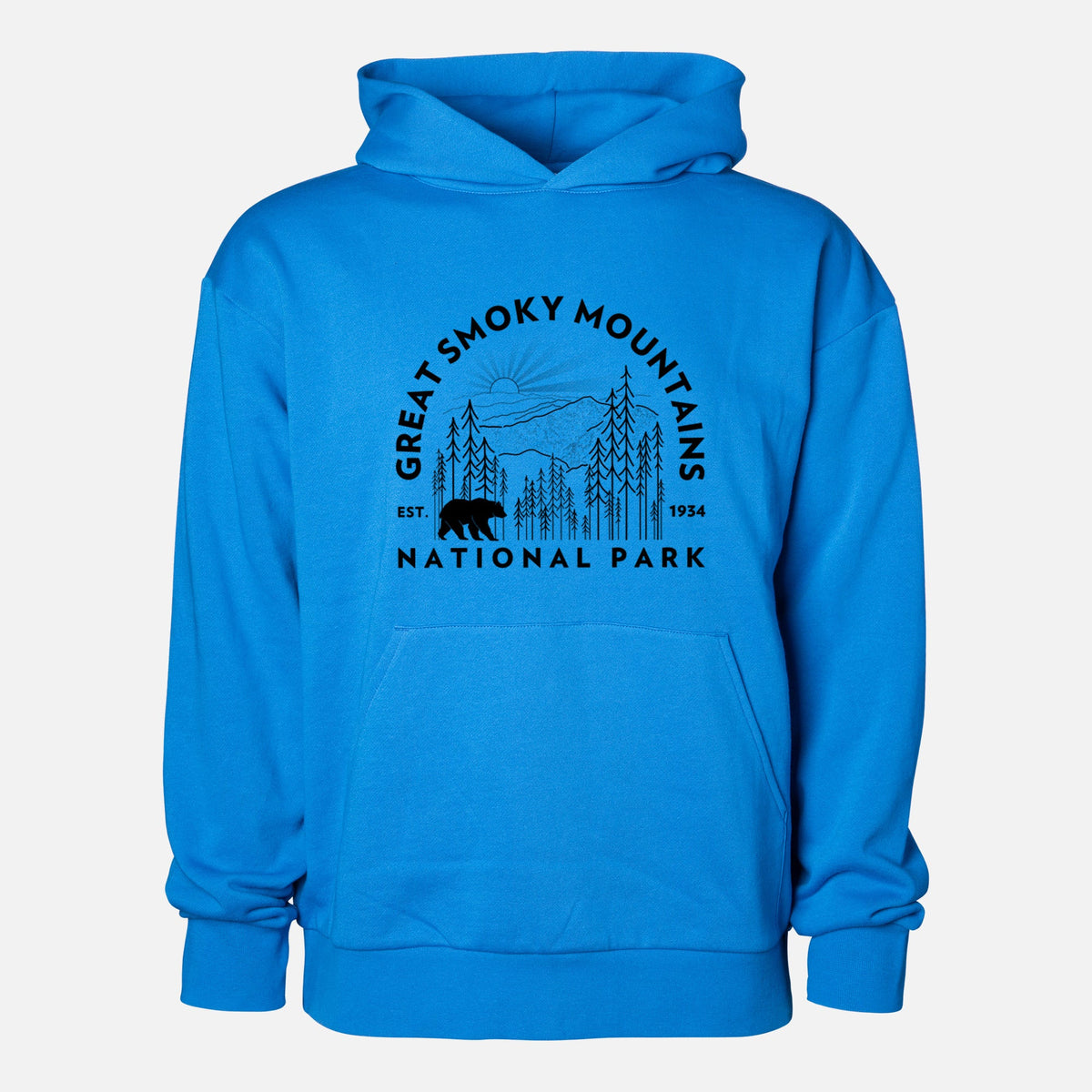 Great Smoky Mountains National Park  - Statement Midweight Hoodie