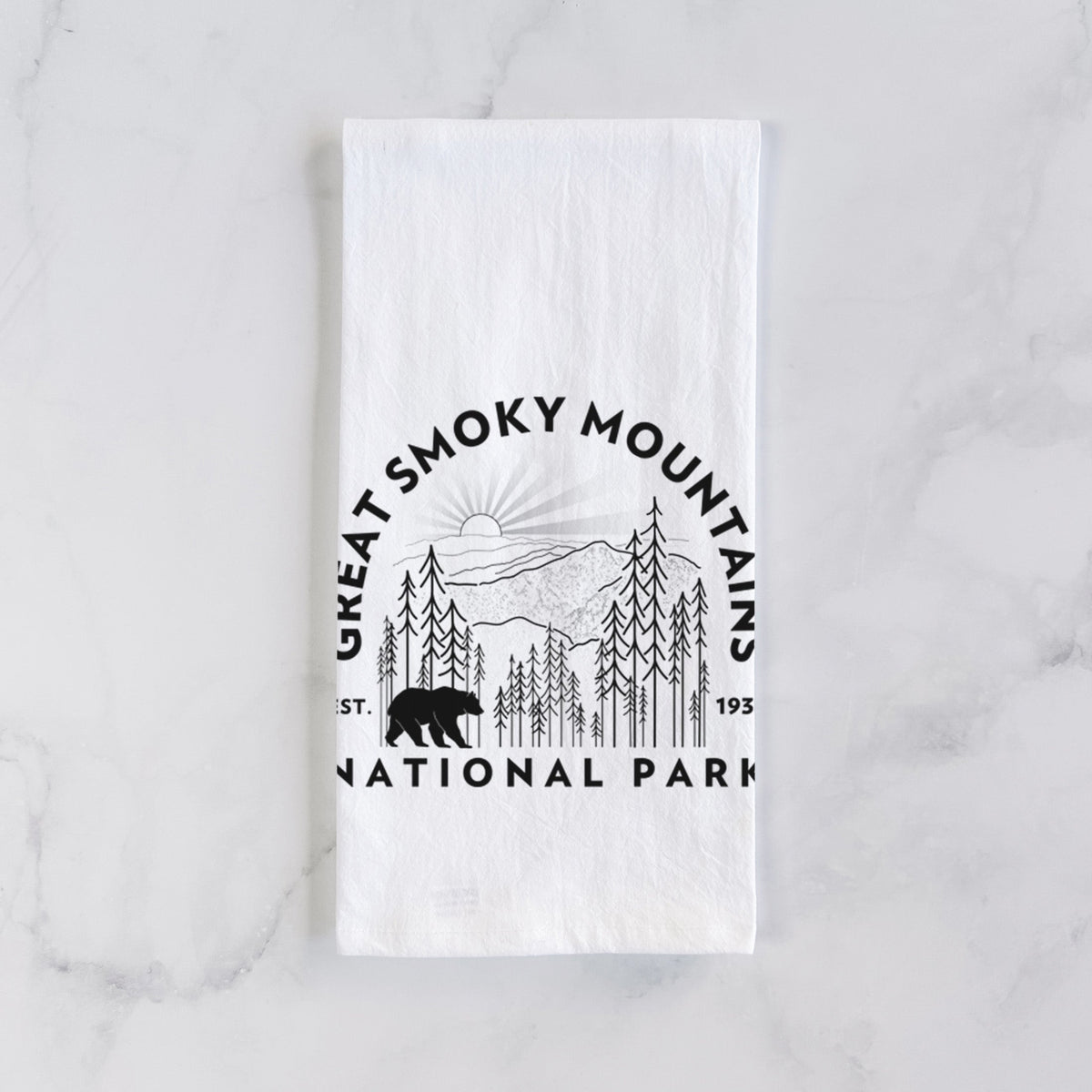 Great Smoky Mountains National Park Tea Towel