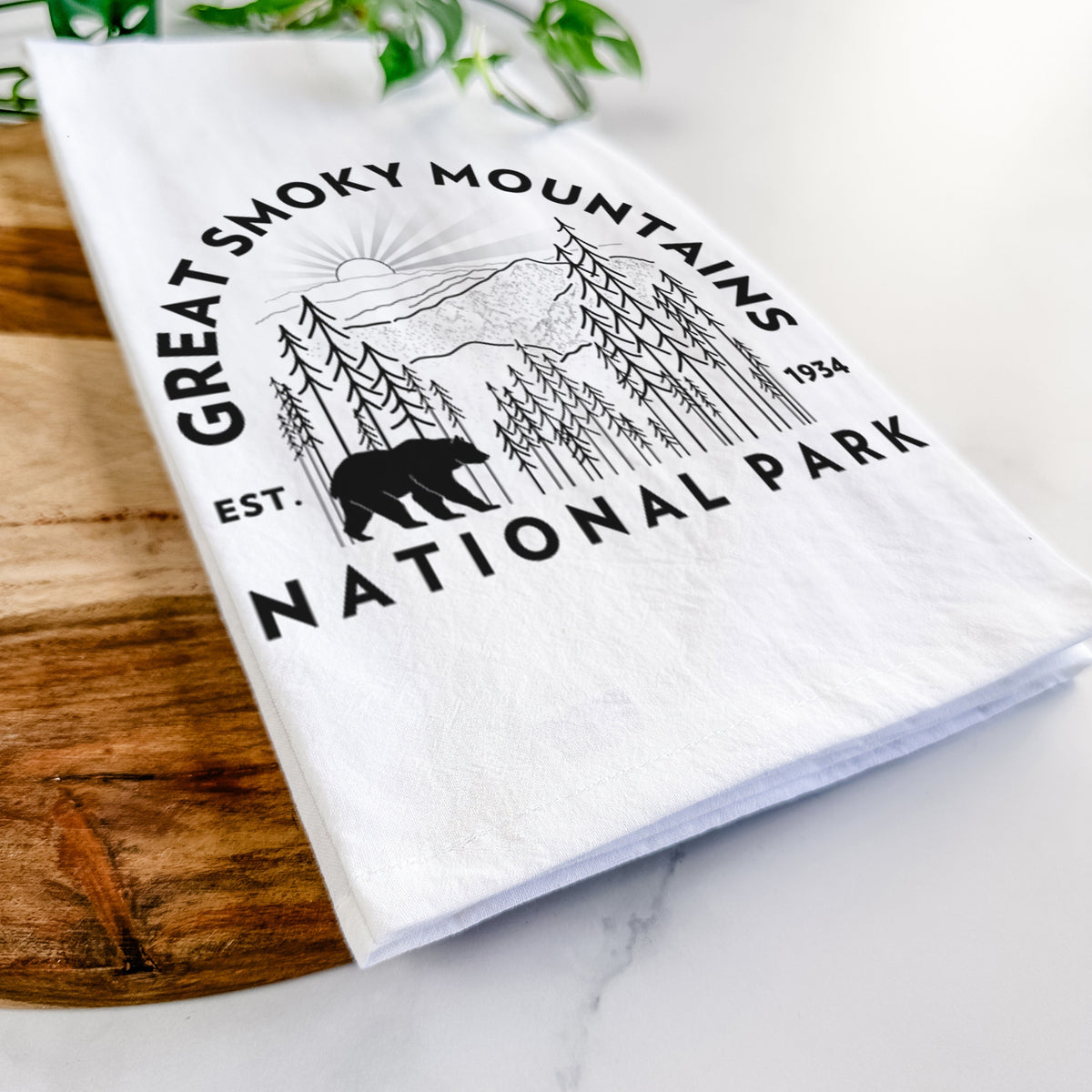 Great Smoky Mountains National Park Tea Towel