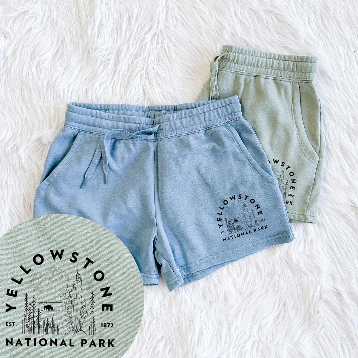 Yellowstone National Park - Women's Cali Wave Shorts