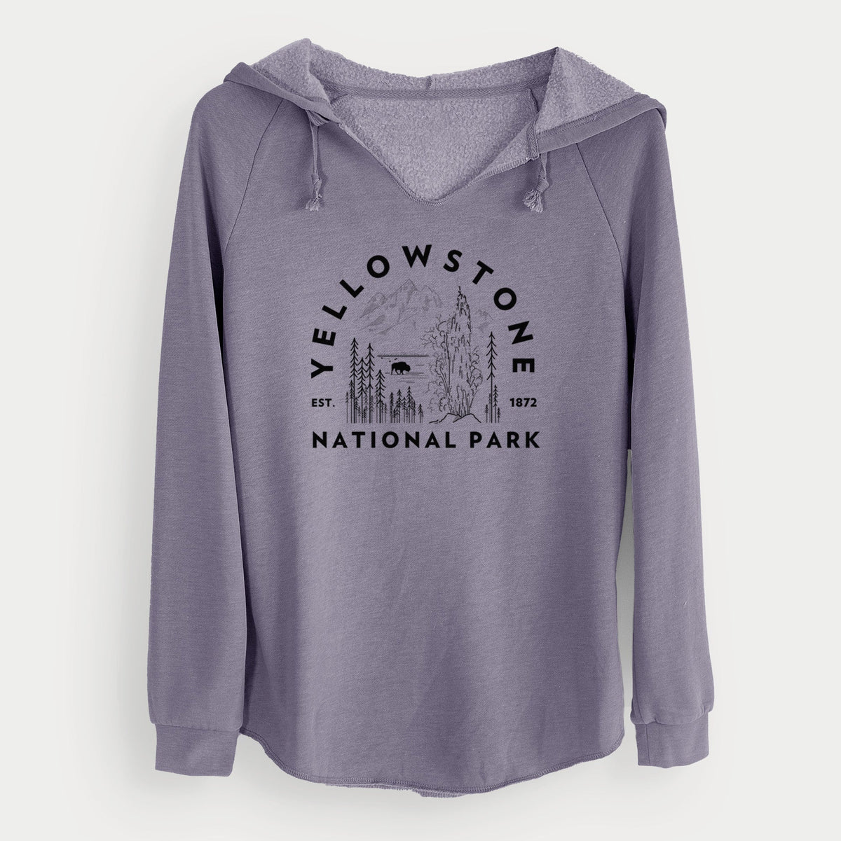 Yellowstone National Park - Cali Wave Hooded Sweatshirt