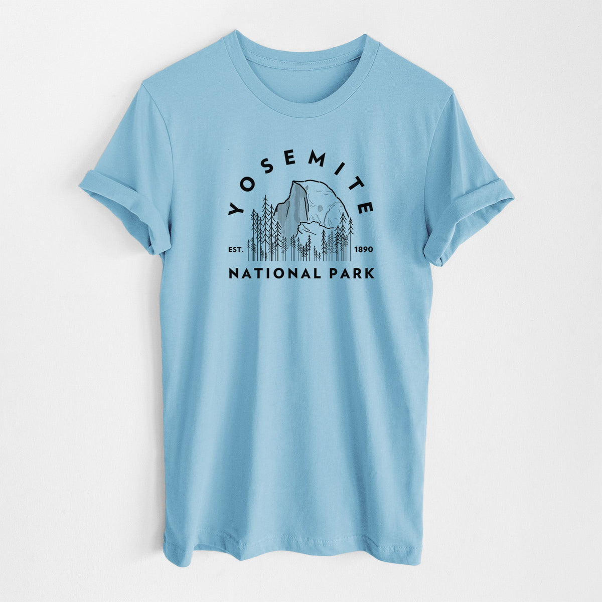 Yosemite National Park - Lightweight 100% Cotton Unisex Crewneck