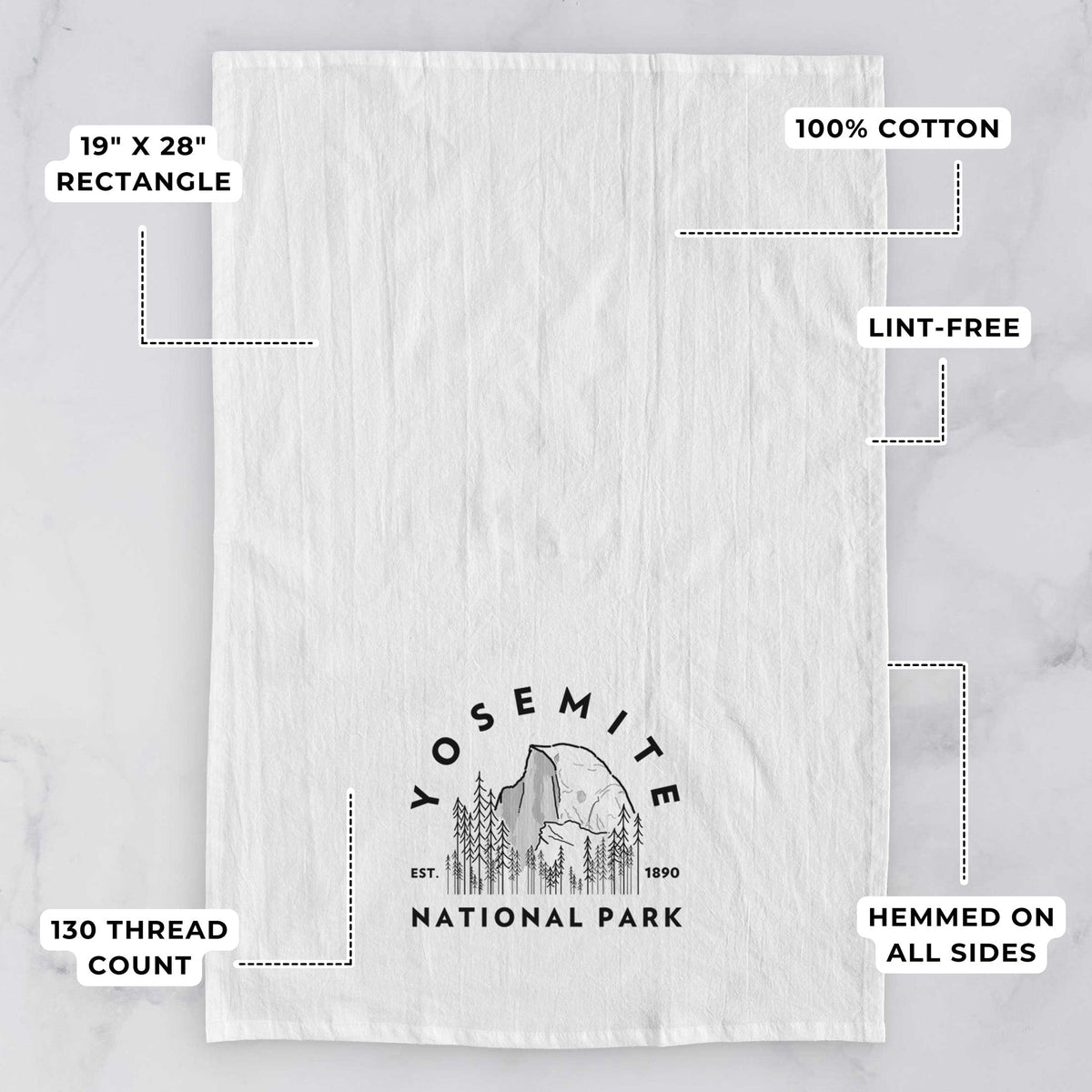 Yosemite National Park Tea Towel