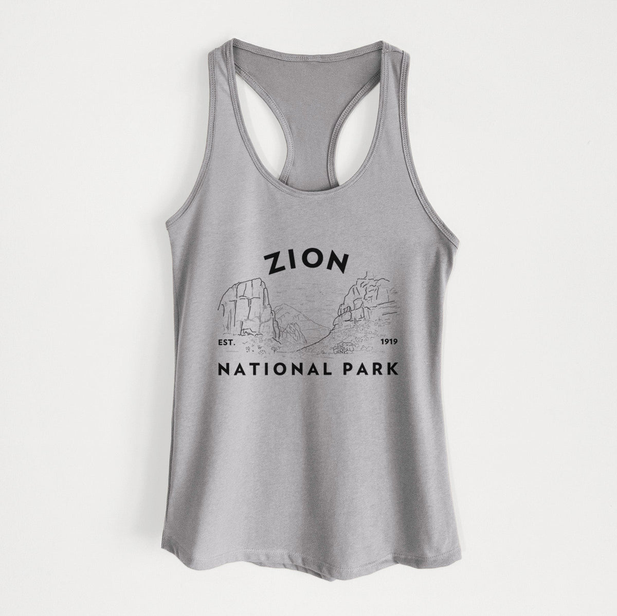 Zion National Park - Women's Racerback Tanktop
