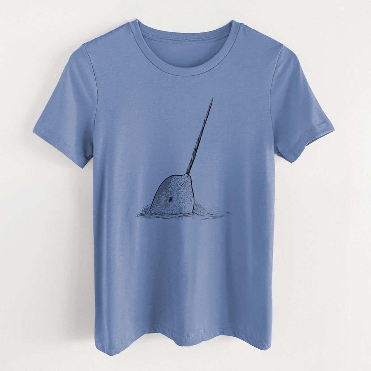 Narwhal - Monodon monoceros - Women's Lightweight Relaxed Fit 100% Cotton Crewneck