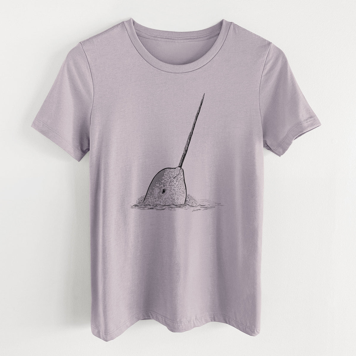 Narwhal - Monodon monoceros - Women's Lightweight Relaxed Fit 100% Cotton Crewneck
