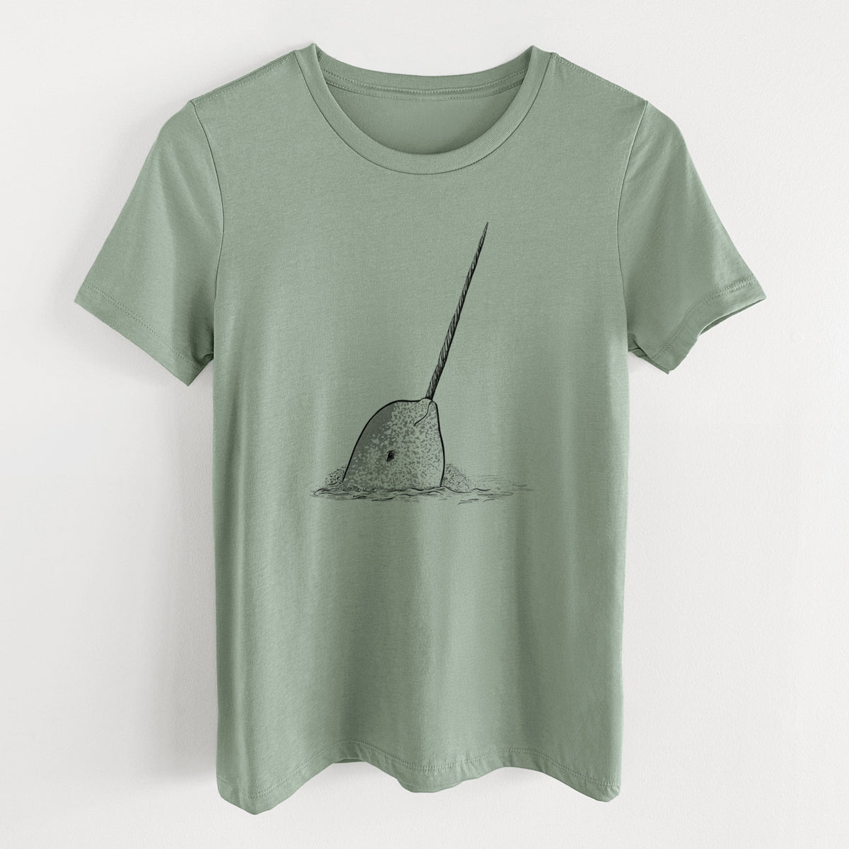 Narwhal - Monodon monoceros - Women's Lightweight Relaxed Fit 100% Cotton Crewneck