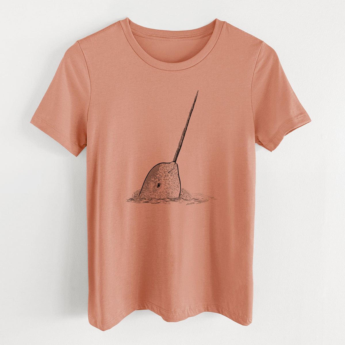Narwhal - Monodon monoceros - Women's Lightweight Relaxed Fit 100% Cotton Crewneck