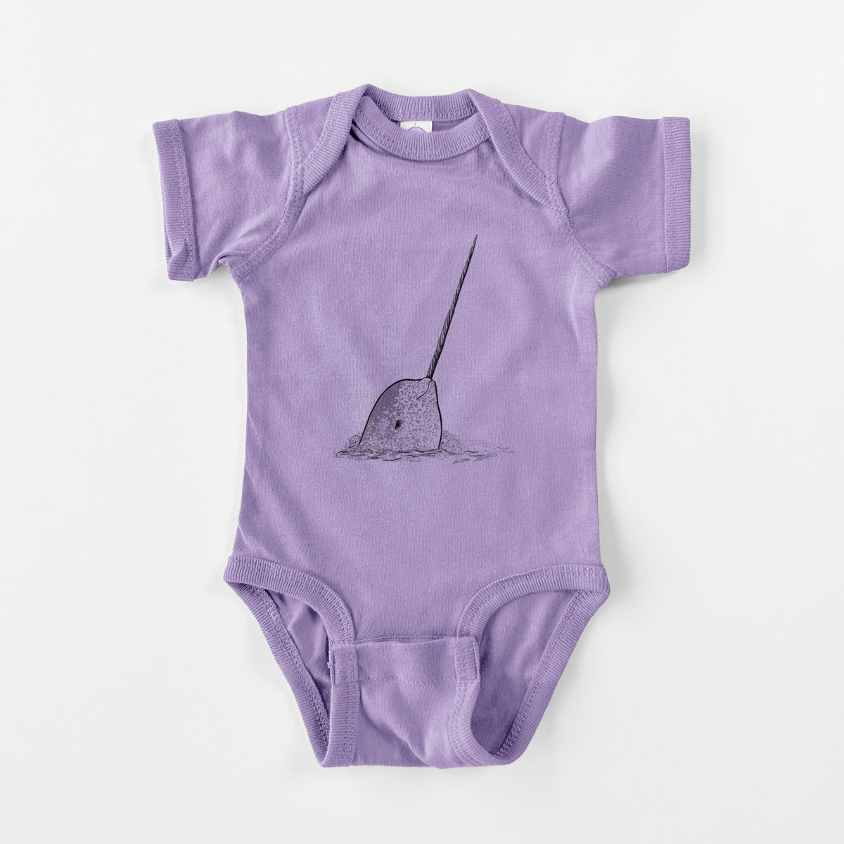 Narwhal - Monodon monoceros - Baby Fine Jersey Bodysuit