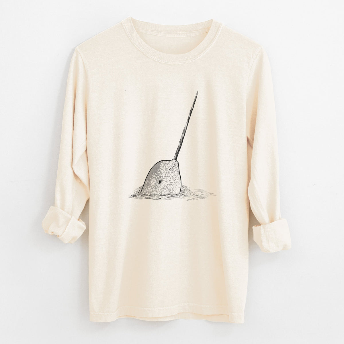 Narwhal - Monodon monoceros - Unisex Comfort Colors 100% Cotton Long Sleeve