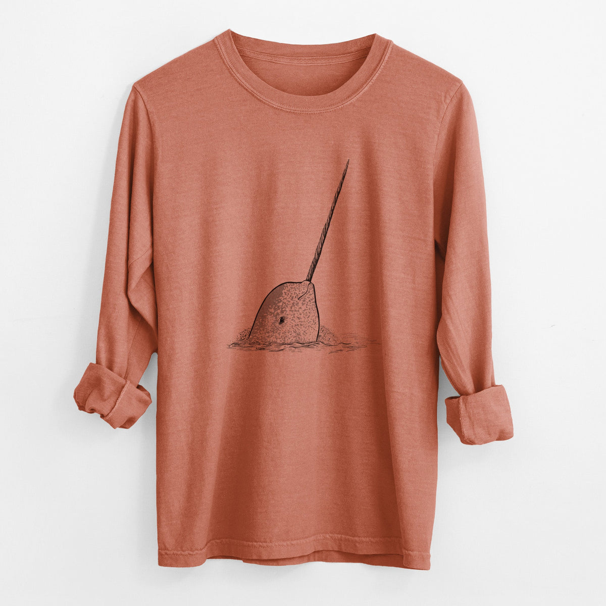 Narwhal - Monodon monoceros - Unisex Comfort Colors 100% Cotton Long Sleeve