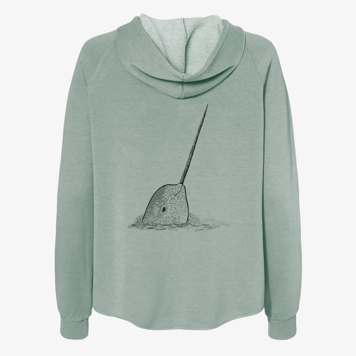 Narwhal - Monodon monoceros - Women's Cali Wave Zip-Up Sweatshirt