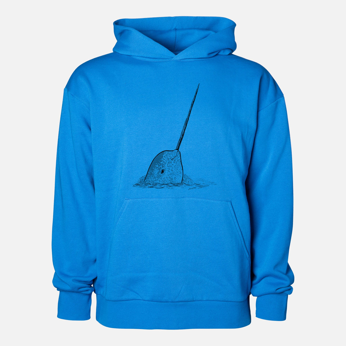 Narwhal - Monodon monoceros  - Statement Midweight Hoodie