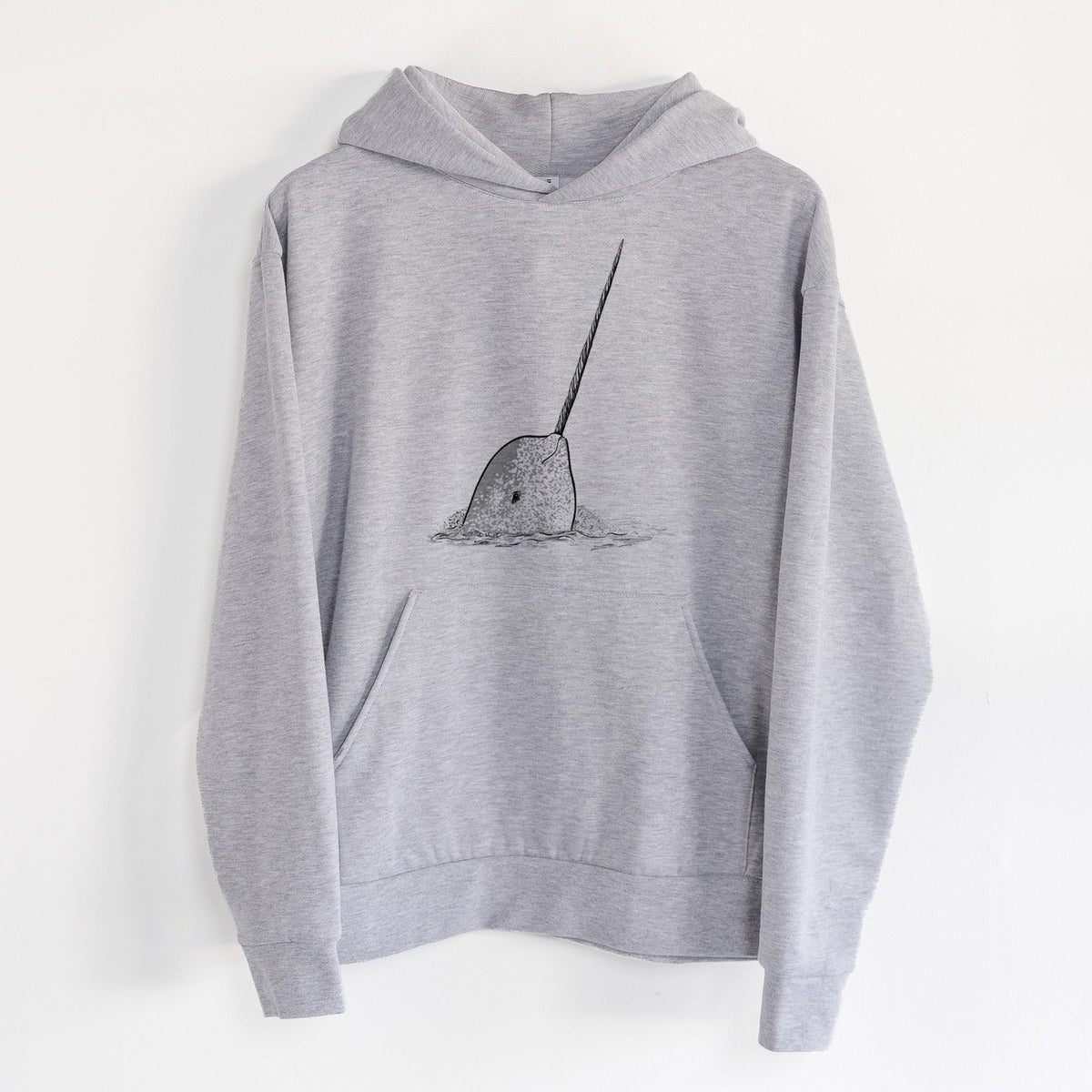 Narwhal - Monodon monoceros  - Statement Midweight Hoodie