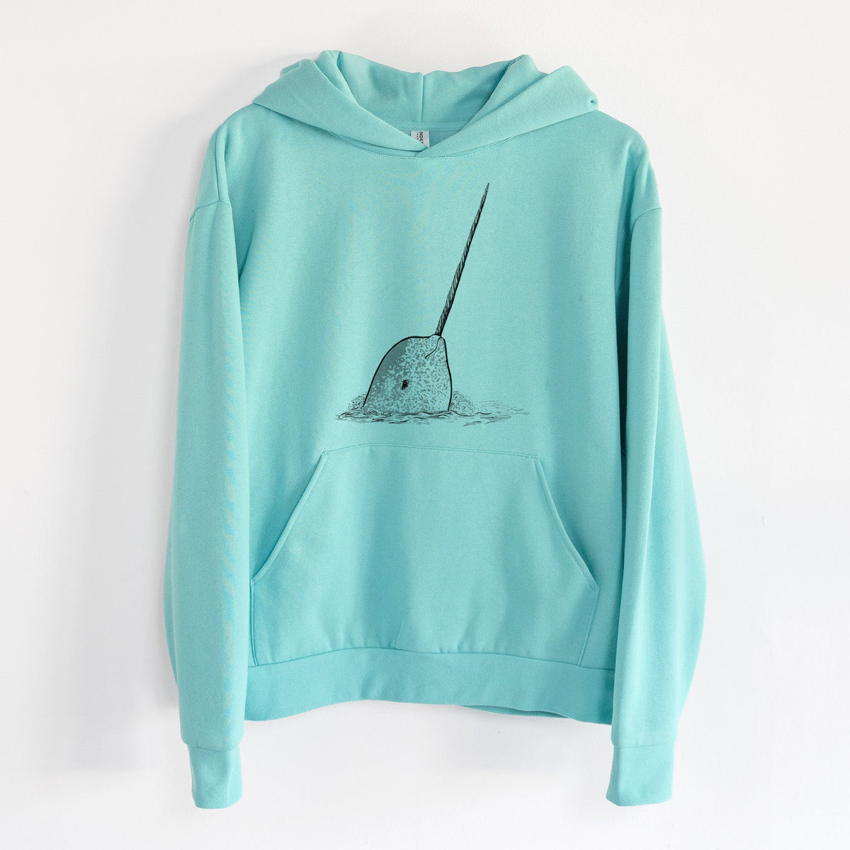 Narwhal - Monodon monoceros  - Statement Midweight Hoodie