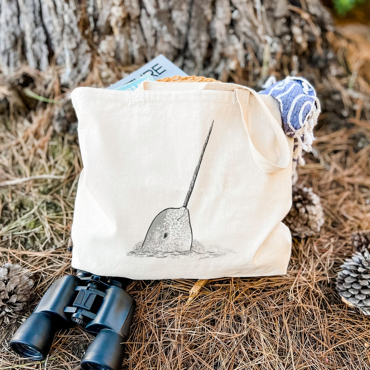 Narwhal - Monodon monoceros - Tote Bag