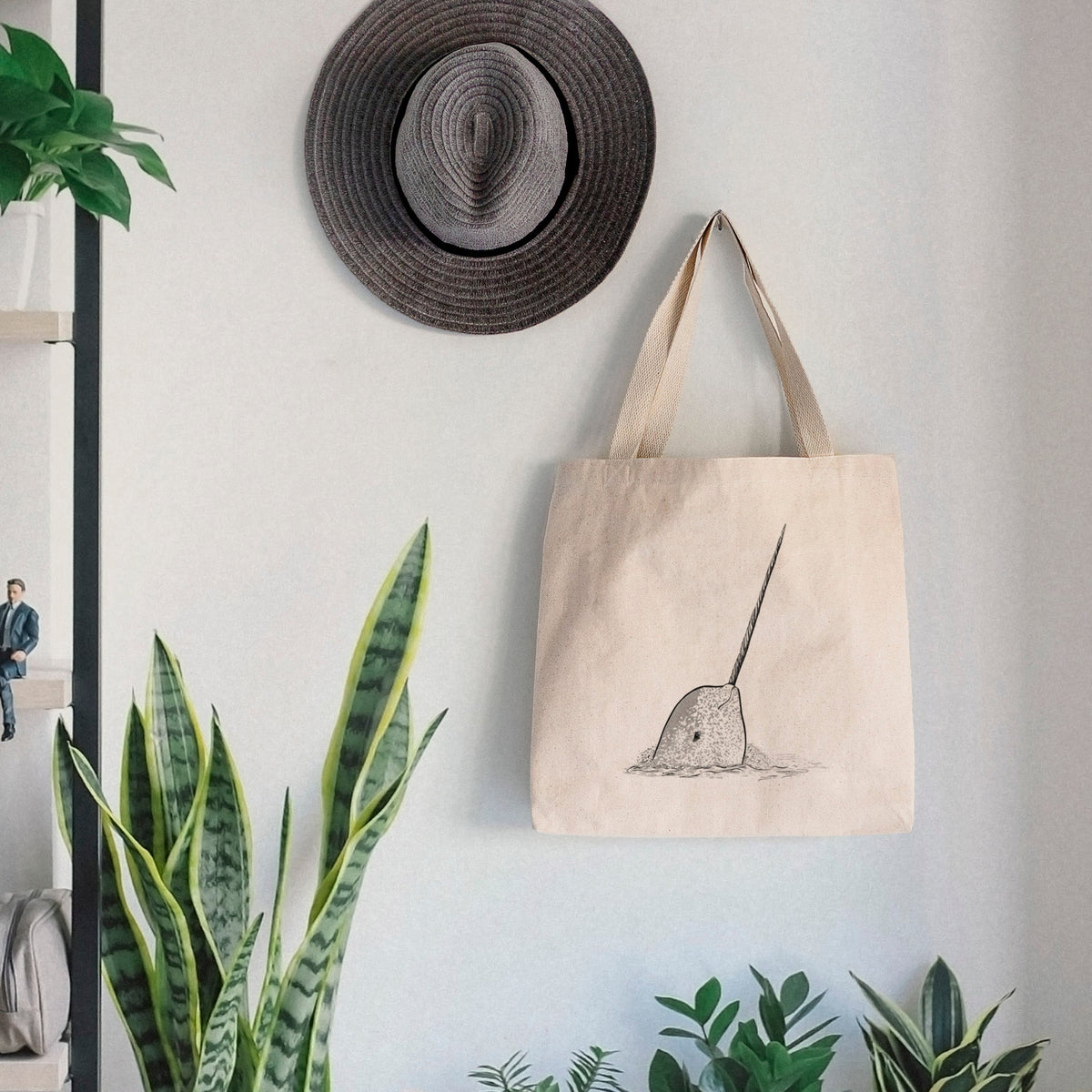 Narwhal - Monodon monoceros - Tote Bag
