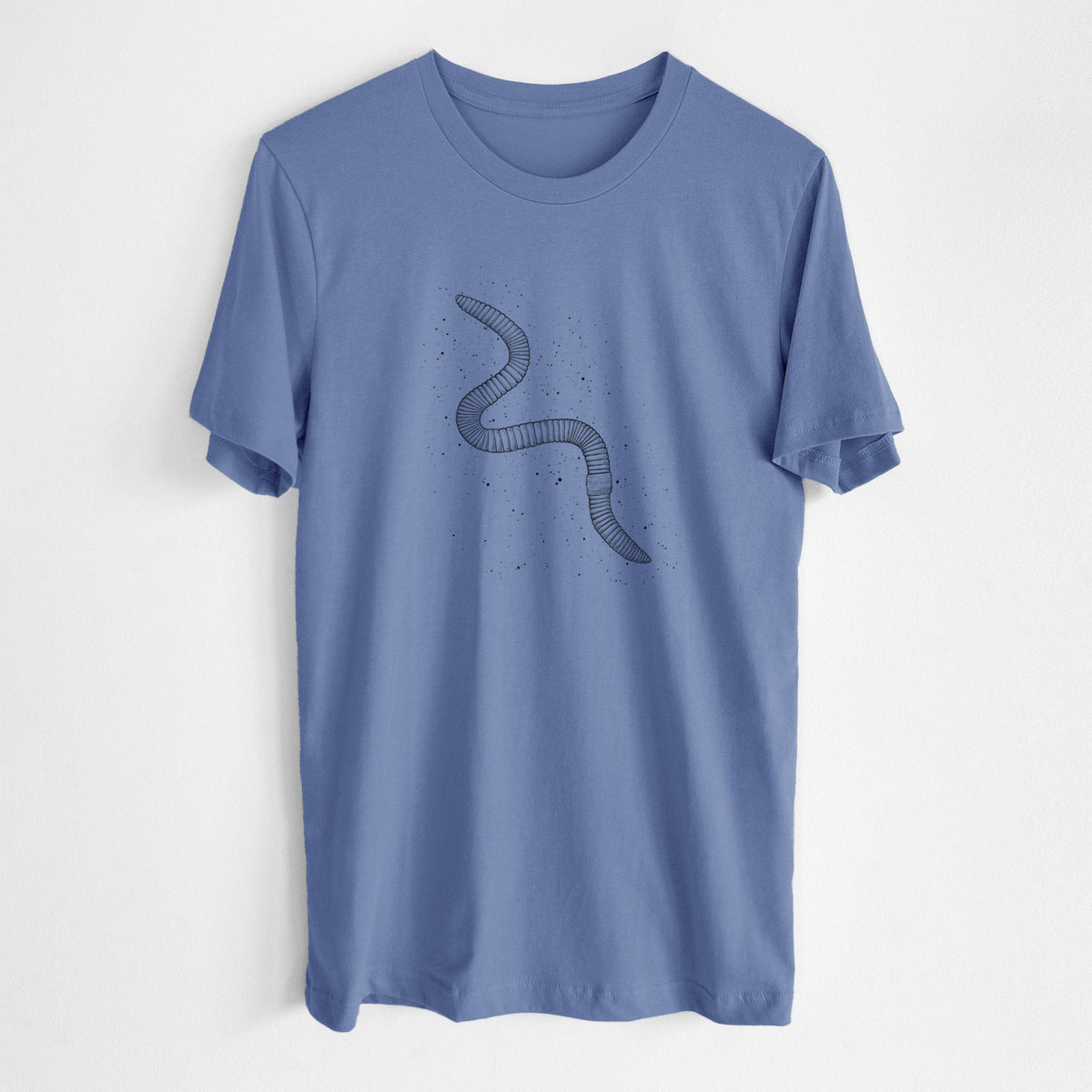 Common Earthworm - Nightcrawler - Lumbricus terrestris - Lightweight 100% Cotton Unisex Crewneck