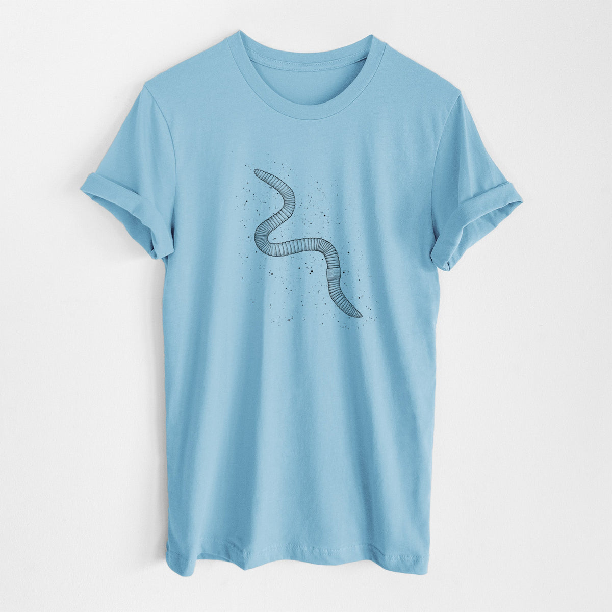 Common Earthworm - Nightcrawler - Lumbricus terrestris - Lightweight 100% Cotton Unisex Crewneck