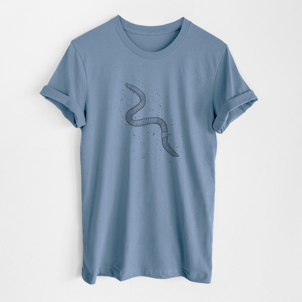 Common Earthworm - Nightcrawler - Lumbricus terrestris - Lightweight 100% Cotton Unisex Crewneck