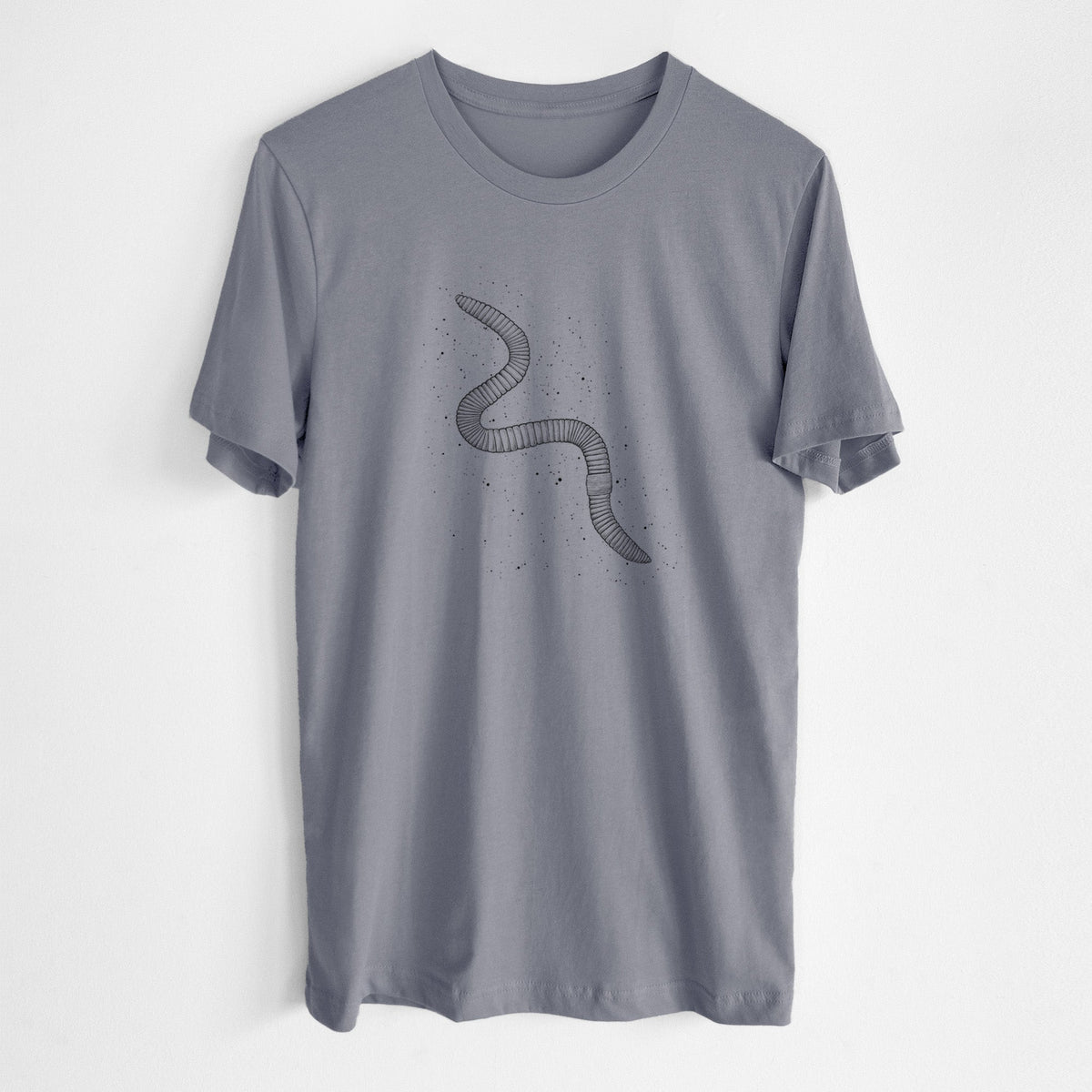 Common Earthworm - Nightcrawler - Lumbricus terrestris - Lightweight 100% Cotton Unisex Crewneck