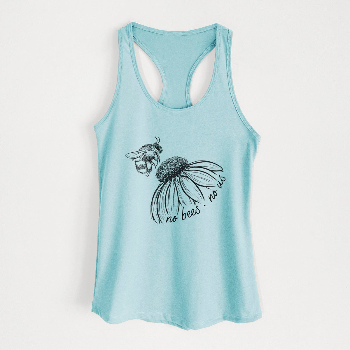 No Bees No Us - Women's Racerback Tanktop
