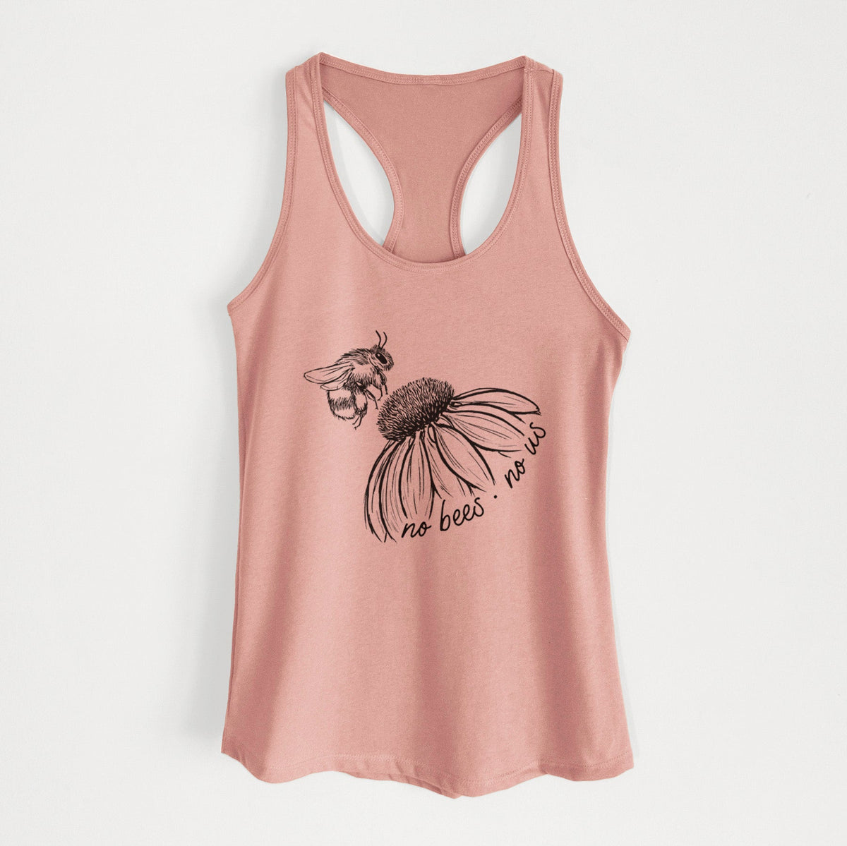 No Bees No Us - Women's Racerback Tanktop