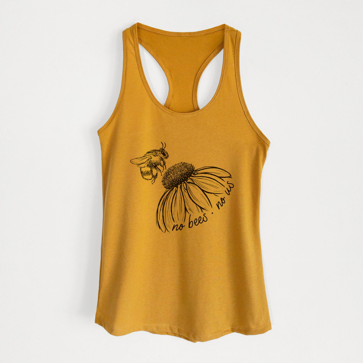 No Bees No Us - Women's Racerback Tanktop