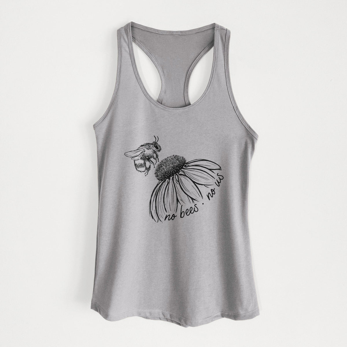 No Bees No Us - Women's Racerback Tanktop