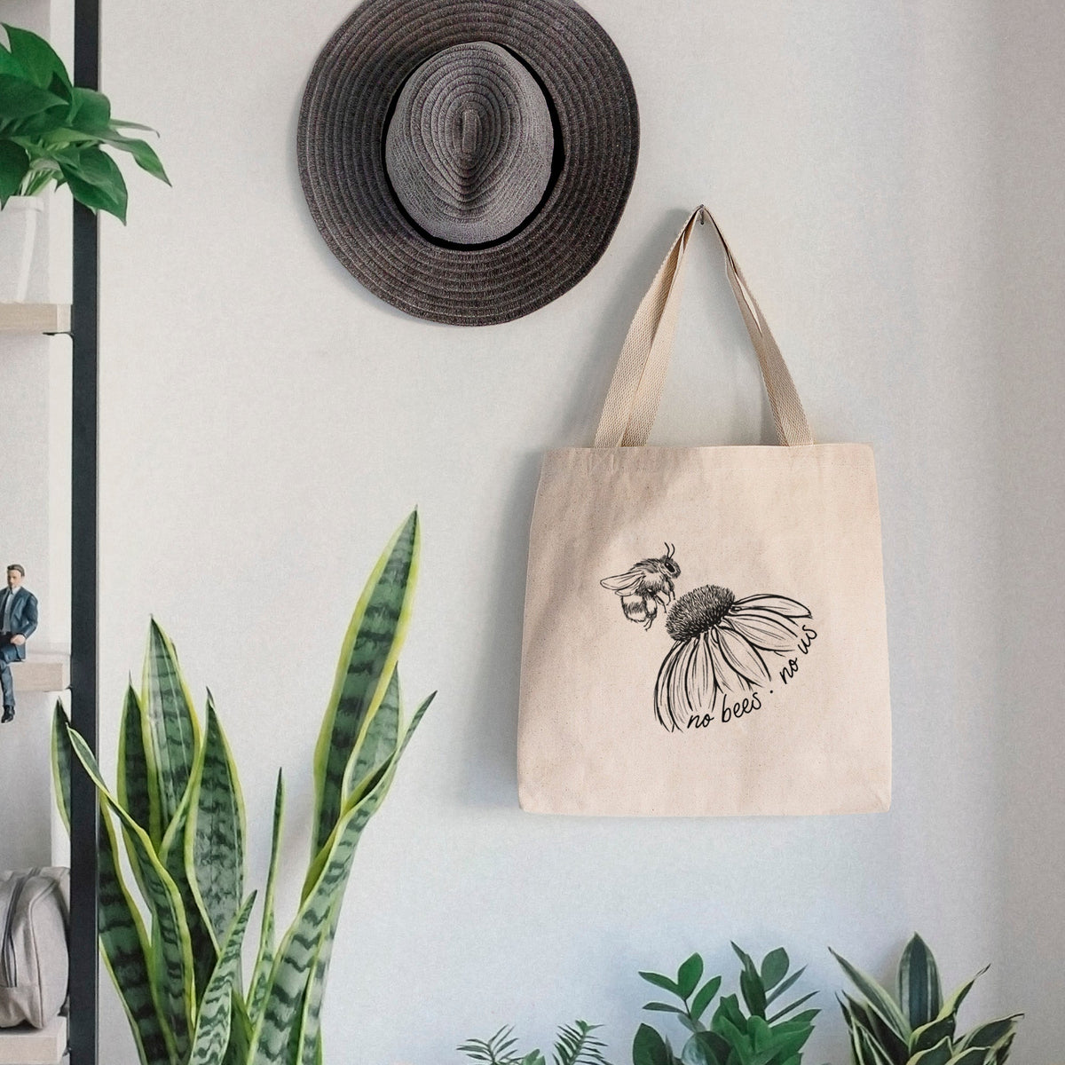 No Bees No Us - Tote Bag