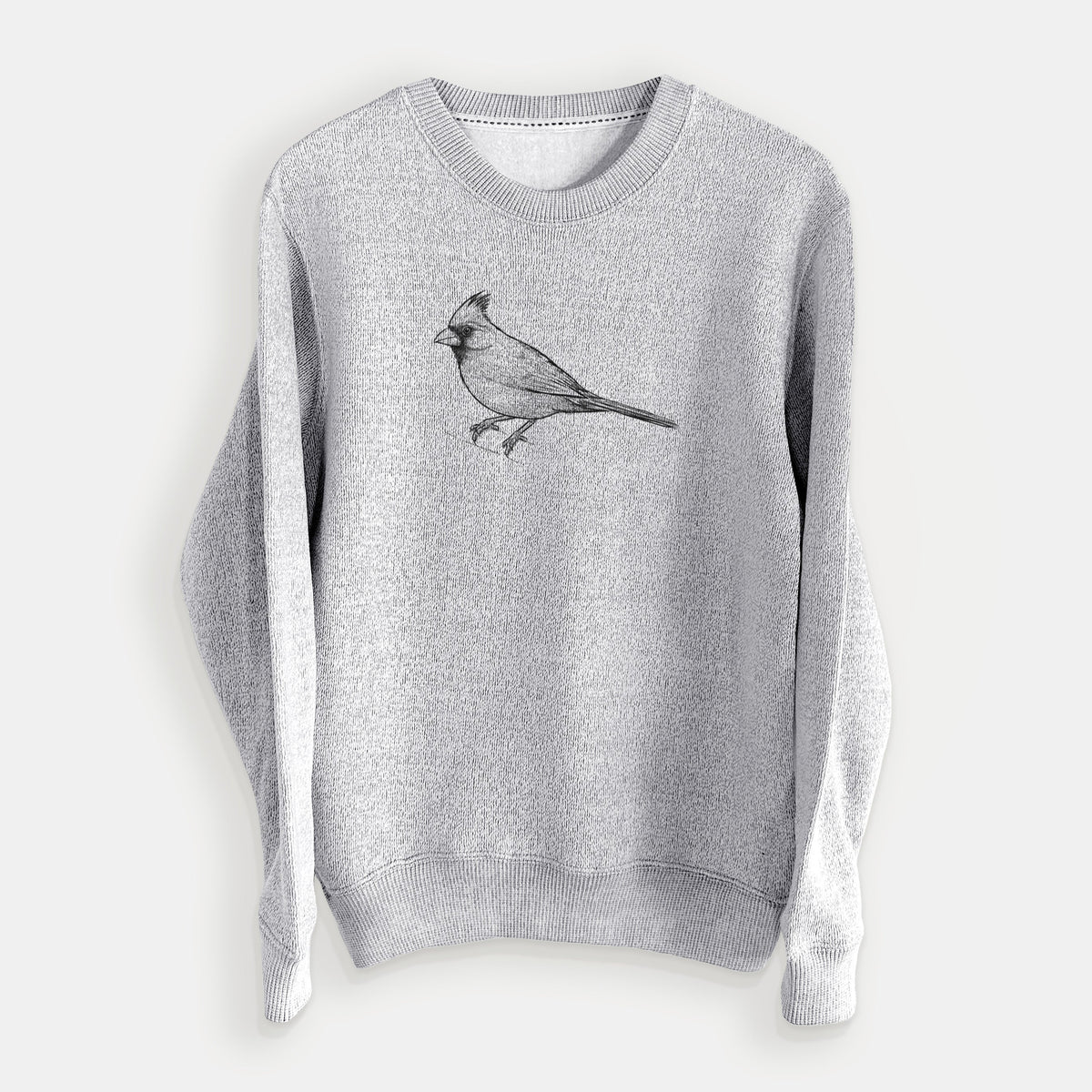 Northern Cardinal - Cardinalis cardinalis - Knit Sweatshirt