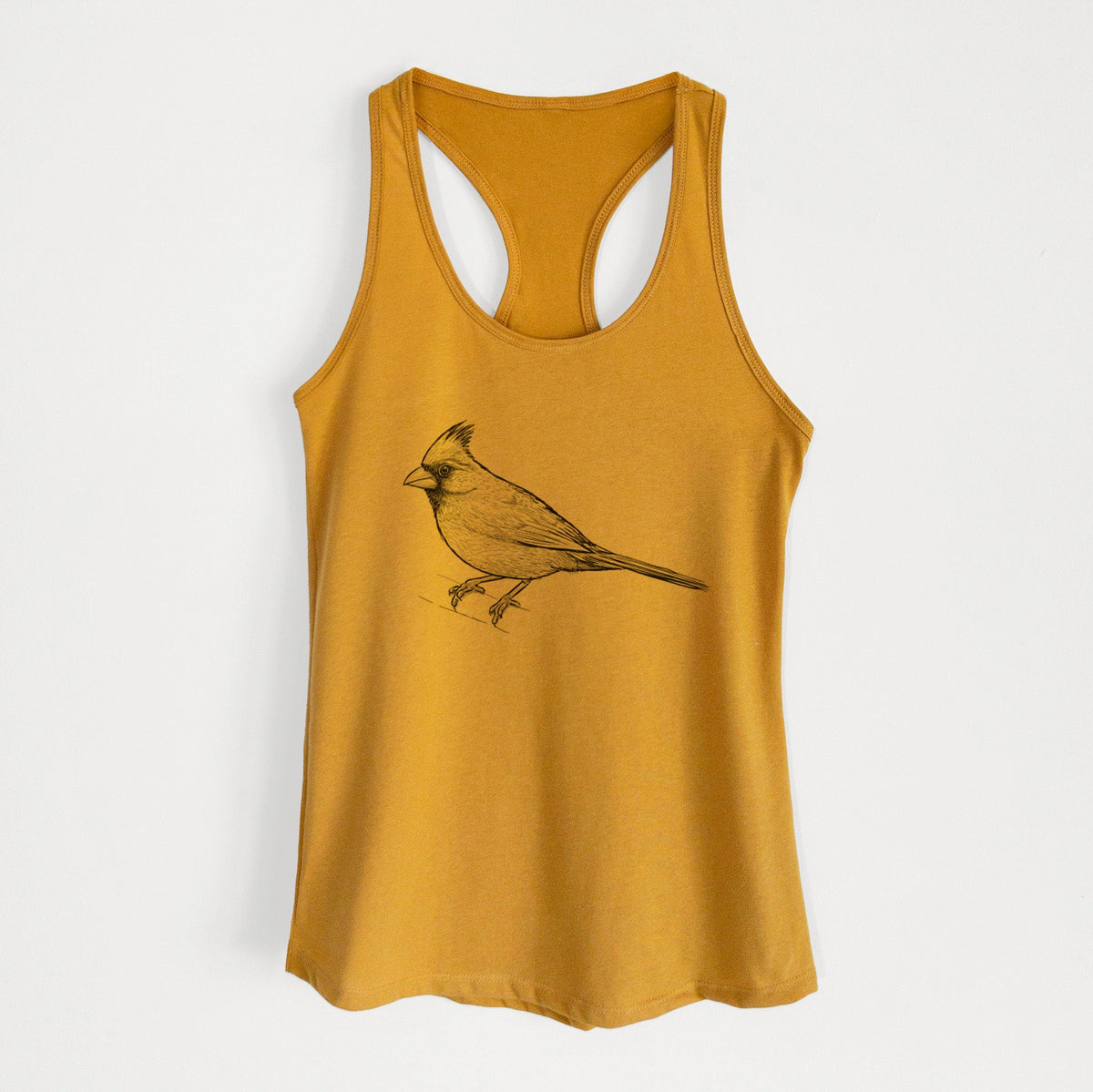 Northern Cardinal - Cardinalis cardinalis - Women's Racerback Tanktop