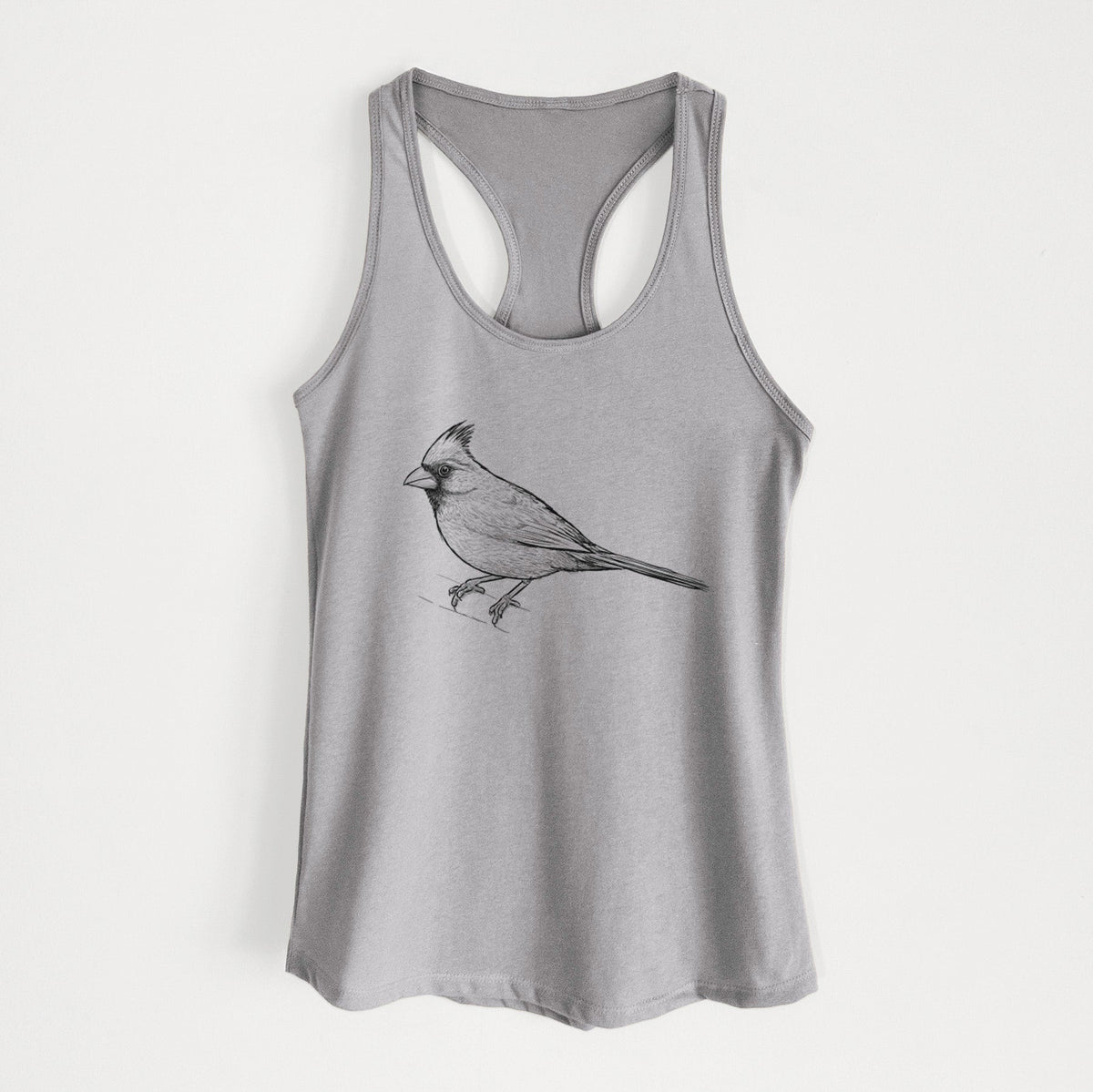 Northern Cardinal - Cardinalis cardinalis - Women's Racerback Tanktop