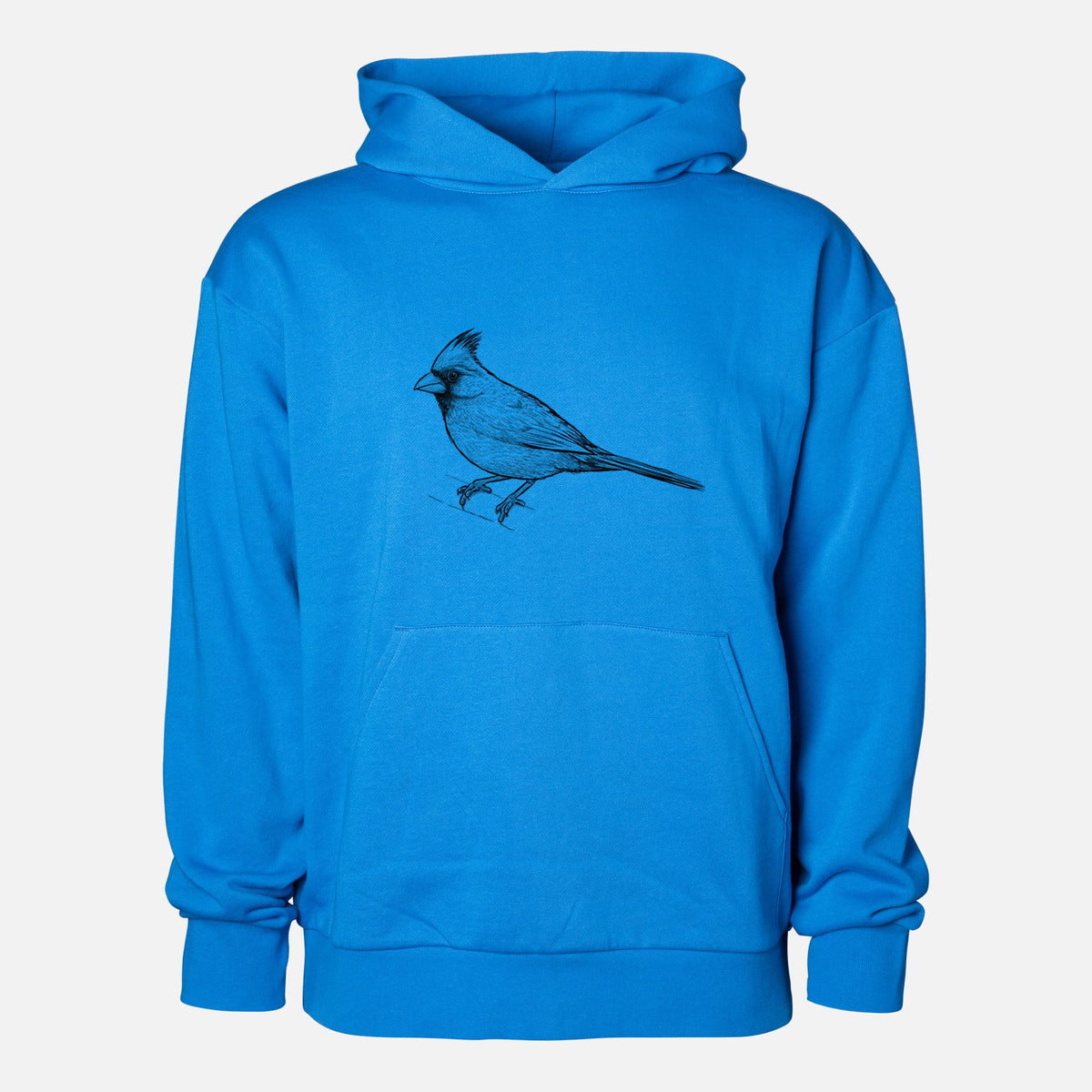 Northern Cardinal - Cardinalis cardinalis  - Statement Midweight Hoodie
