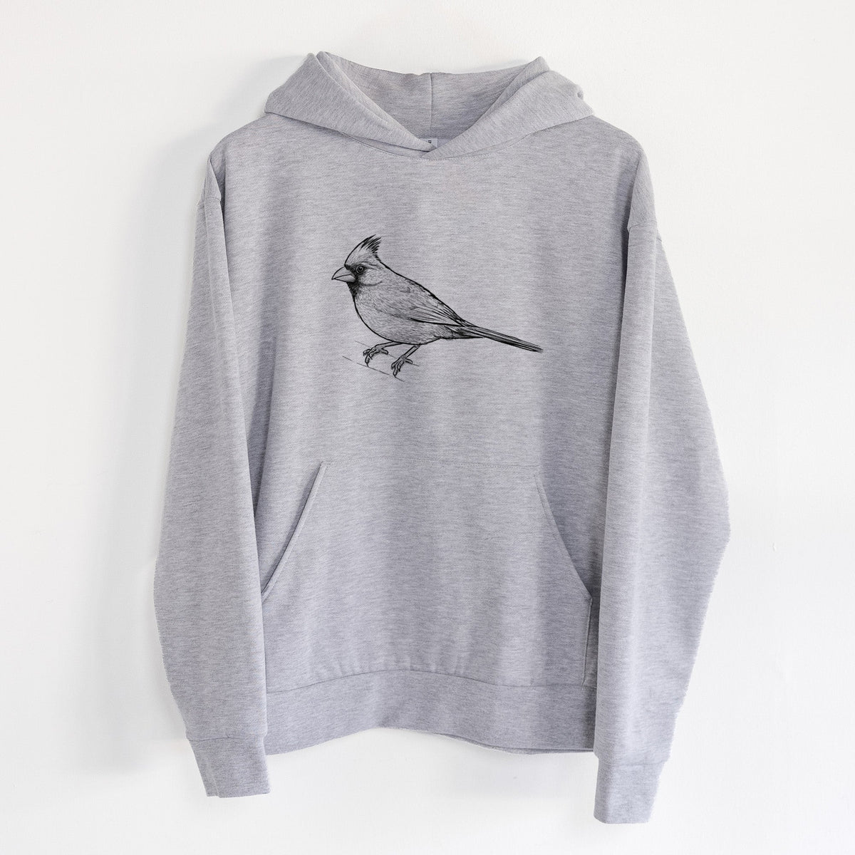 Northern Cardinal - Cardinalis cardinalis  - Statement Midweight Hoodie
