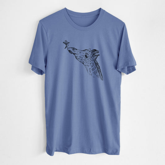 Northern Giraffe - Giraffa camelopardalis - Lightweight 100% Cotton Unisex Crewneck