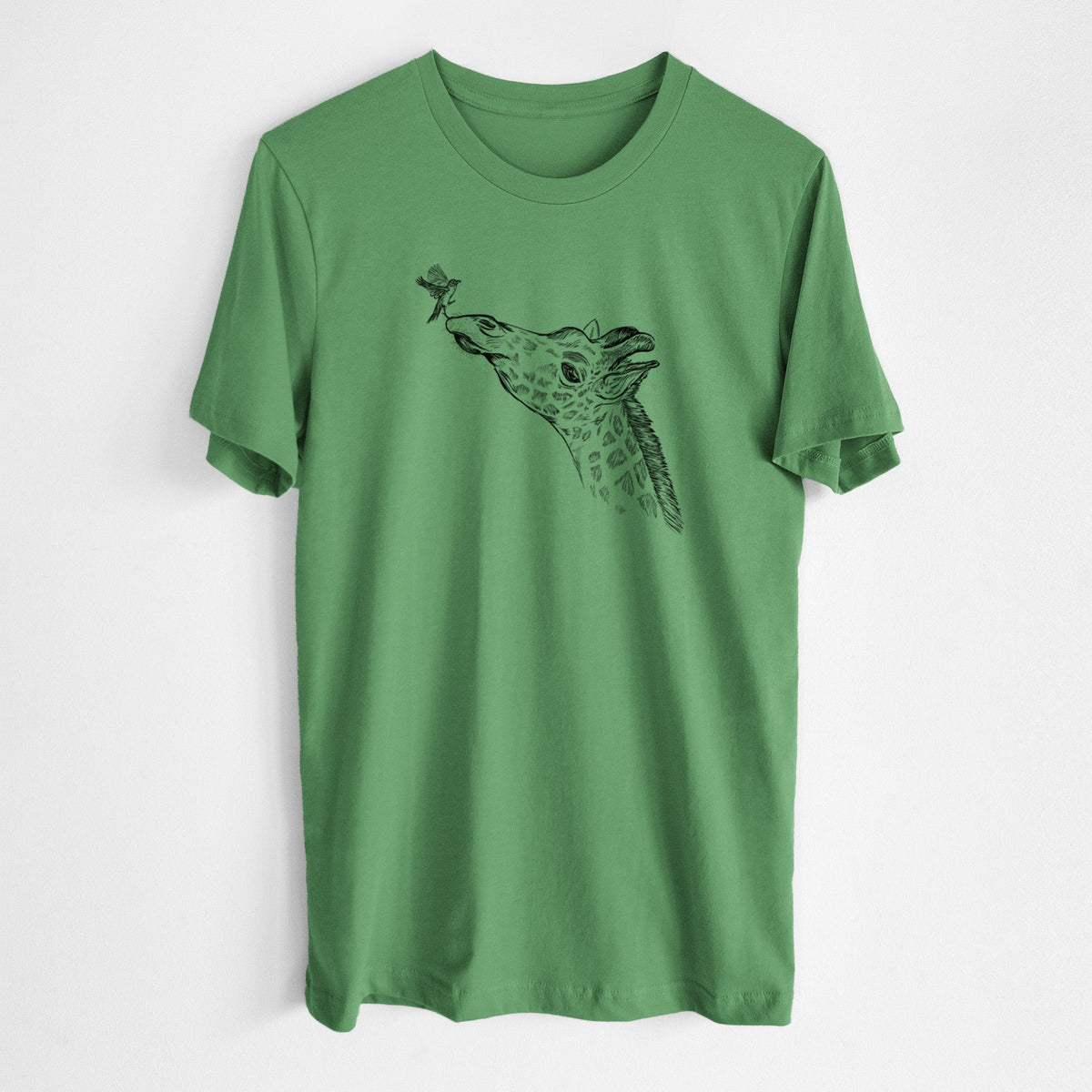 Northern Giraffe - Giraffa camelopardalis - Lightweight 100% Cotton Unisex Crewneck