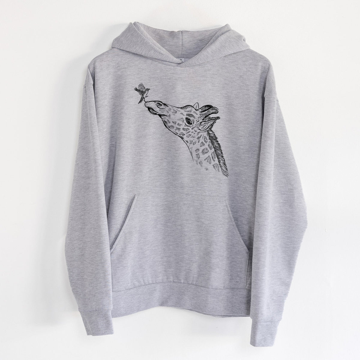 Northern Giraffe - Giraffa camelopardalis  - Statement Midweight Hoodie