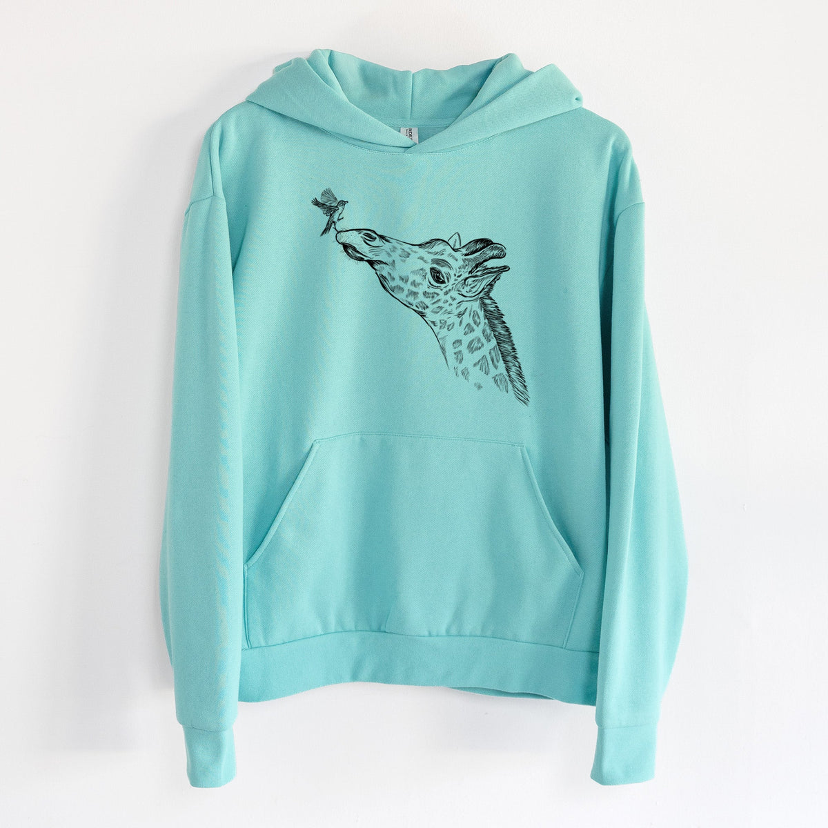 Northern Giraffe - Giraffa camelopardalis  - Statement Midweight Hoodie