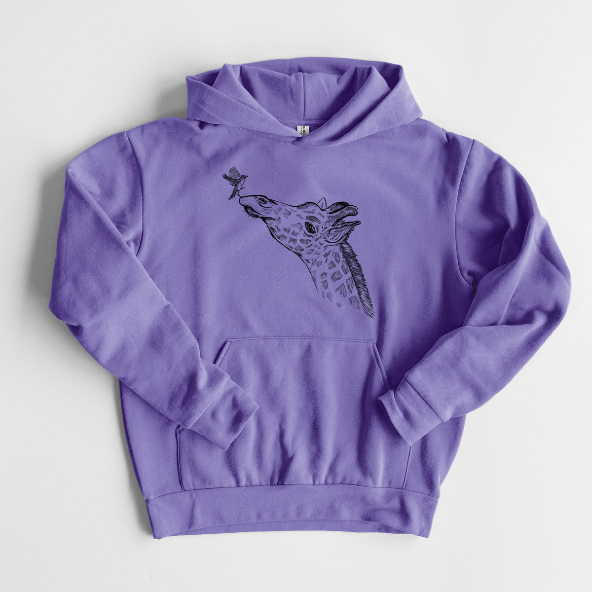 Northern Giraffe - Giraffa camelopardalis  - Statement Midweight Hoodie