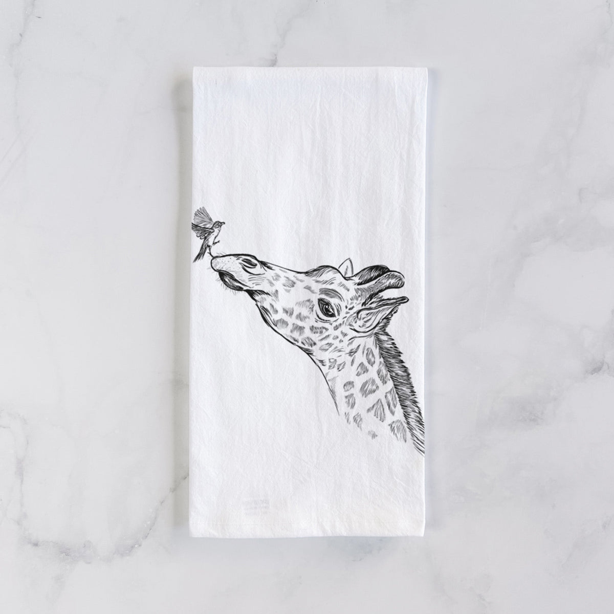 Northern Giraffe - Giraffa camelopardalis Tea Towel