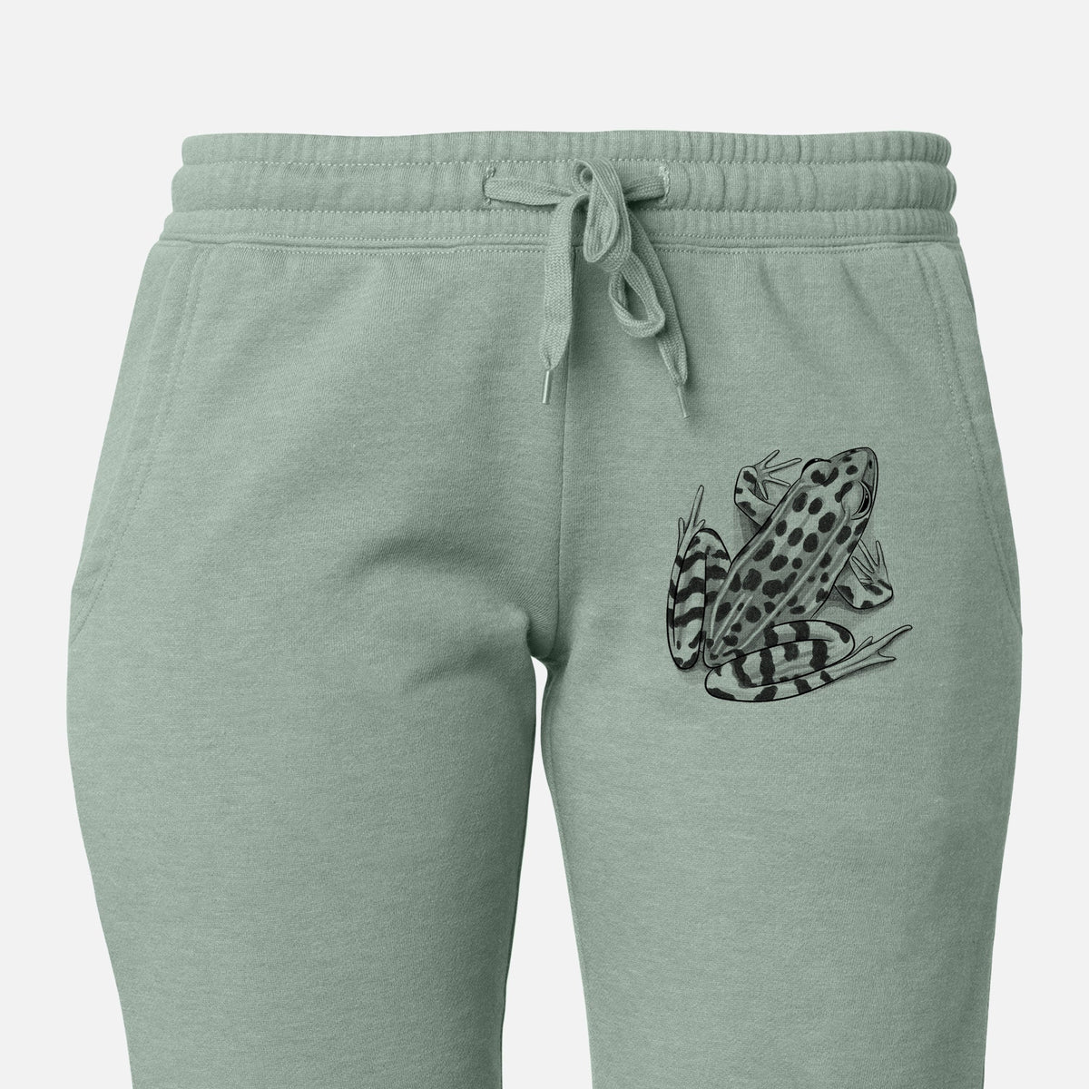 Northern Leopard Frog - Lithobates pipiens - Women's Cali Wave Jogger Sweatpants