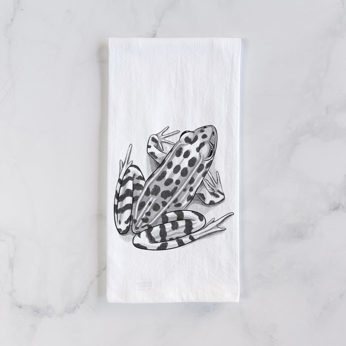 Northern Leopard Frog - Lithobates pipiens Tea Towel