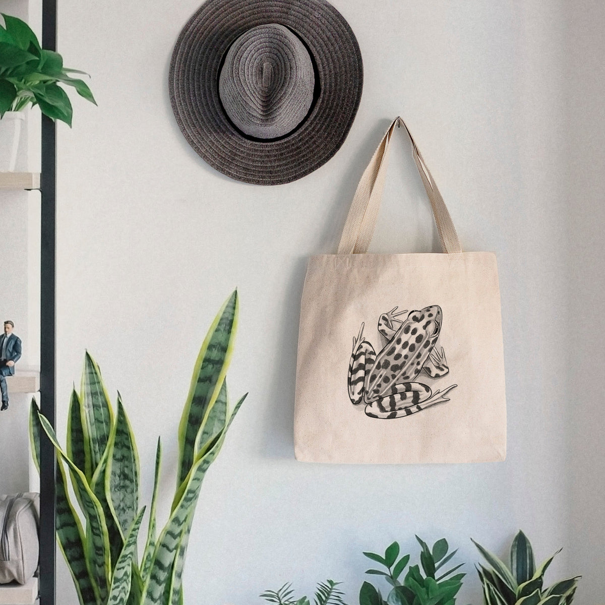 Northern Leopard Frog - Lithobates pipiens - Tote Bag